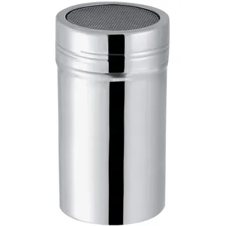 Puderzuckerstreuer - Streudose Mehl, Puderzuckermühle, Mehlsieb, Kakaopulver Shaker aus Edelstahl, Schokoladenglasur, Zuckershaker (L)