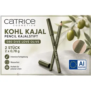 Catrice - Wasserfester Kohl Kajal Waterproof 080 Dive Love Olive