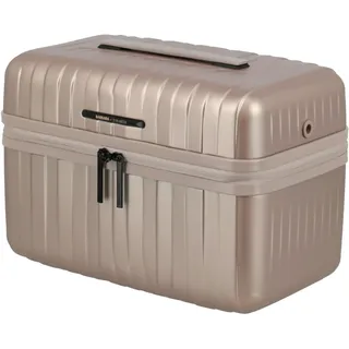 Travelite Beautycase Barbara Novelty, 37x27x22 cm, 19 L, 1,2 kg, Stabiler Kosmetikkoffer Hartschale mit Organizer, Schultergurt & Trolley-Aufsteckfunktion
