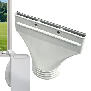 Flacher Klimaanlage Abluftschlauch Adapter, Tragbarer AC Schlauch Verbinder Für Mobile Klimaanlagen/Trockner/Lüftung, Fenster Adapterkit Abluftschlauch, Einfach Installierbar