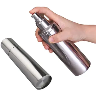 KBstore Essig Ölsprüher Pumpe Öl-Zerstäuber Essig-Zerstäuber Edelstahl Flaschen - Olivenöl Spray Spender Küche Werkzeug für BBQ/Salat/Brot Backen/Grill - 250 ml #2