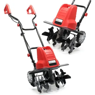 Wiltec Gartenhacke 1500 W 400 U/min mit 220 mm Arbeitstiefe und 24 Klingen