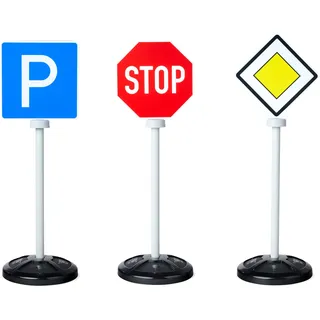 Big Verkehrsschilder für Kinder (je 69 cm) - 3er-Set