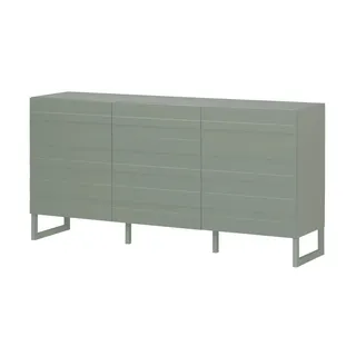 Möbel Kraft Sideboard ¦ grün ¦ Maße (cm): B: 164,6 H: 82,4 T: 41.6