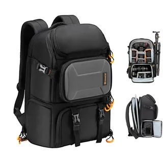 TARION Kamerarucksack, Wasserdicht Fotorucksack Spiegelreflex DSLR Rucksack Kameratasche für Spiegelreflexkameras Digital (PBL)