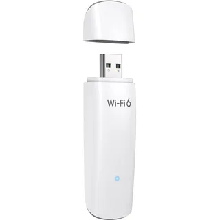 BrosTrend AX1800 WiFi 6 USB WLAN Stick Linux Kompatibel mit PC und Raspberry Pi 2+ für Ubuntu, Mint, Debian, Lubuntu, Xubuntu, Mate, PureOS, Windows 11/10, Dual Band Linux USB WLAN Adapter USB3.0