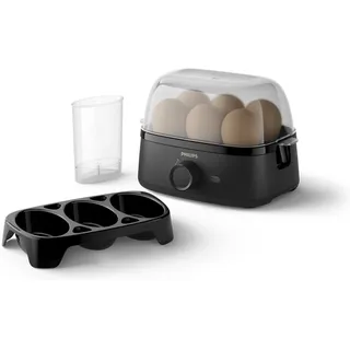 Philips Eierkocher 3000-Serie, Familiengröße, Bis Zu 6 Eier (Weich, Mittel, Hart