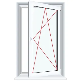 Kunststofffenster Dreh-Kipp Weiß