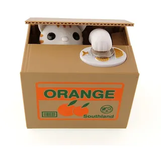 Jzhen Sparschwein,Elektronische Spardose Witziges Sparschwein Geschenk für Kinder(Katze)