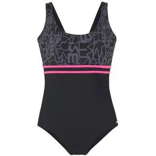 VENICE BEACH Badeanzug Damen schwarz-grau Gr.54