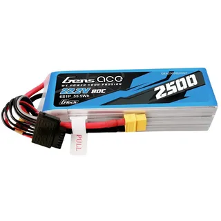 Gens Ace Modellbau-Akkupack (LiPo) 22.2V 2500 mAh 80 C Block XT60