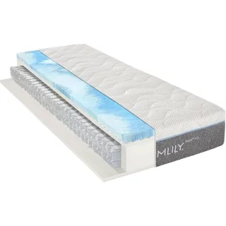MLILY Royal Plus Taschenfederkernmatratze 090x200cm 26 cm H4 hoch - Weiß
