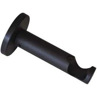 GARDINIA Träger für Metallmontageplatte Chicago für Ø 20 mm schwarz-matt 8 cm
