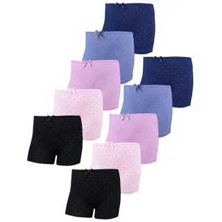 TupTam Boxershorts TupTam Unterhosen Mädchen Shorts 10er Pack blau|bunt|rosa|schwarz 164-170