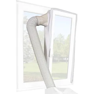 Sichler Haushaltsgeräte Abluft Fensterabdichtung für mobile Klimageräte, Hot Air Stop