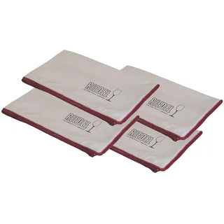 riedel the wine glass company Riedel Poliertücher, 28,5 x 16,8 cm 4er Set