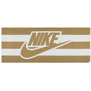 Nike Club Pool Handtuch 73 x 172 cm beige/white