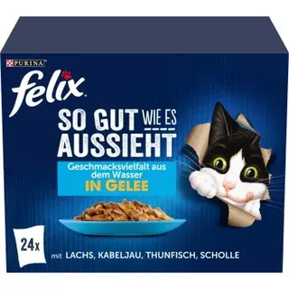 FELIX So gut wie es aussieht Geschmacksvielfalt aus dem Wasser 48 x 85 g