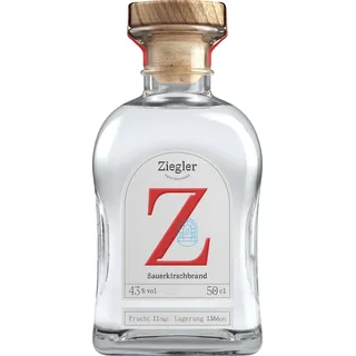 Brennerei Ziegler Sauerkirsch Brand 43% vol 0,5 l