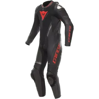 Dainese Demon Sprint 1tlg. Lederkombi, schwarz-rot, Gr. 50, Aktionspreis