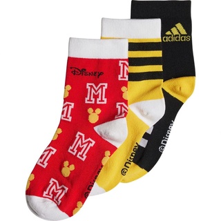 ADIDAS HT6407 axDISNEY MM SOC Socks Unisex Kids black/better scarlet/bold gold KL