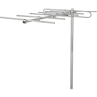 non disponibile Unbekannt - Auenantenne Vhf Empfangsbereich 50 Km Gewinn 13 Db 75 Ohm Antennenlange 1348 Mm Aluminium
