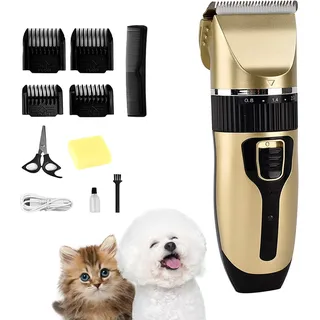 Schermaschine Hund Katze Tierhaarschneider Hundeschermaschine Profi Haustier Schnurlosen Tierhaarschneidemaschine Leise Haarschneider Elektrische Haartrimmer Hundetrimmer Dog Grooming Clippers