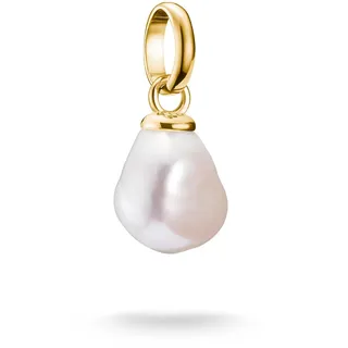 Thomas Sabo Charm-Anhänger Süßwasserzuchtperle gold, weiß CC1282-430-14