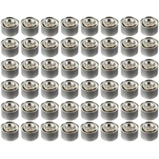 48x GermanFire- Sicherheits-Brennpaste aus ungiftigem Ethanol, Dose 200 g Brenndauer 2,5 Std. pro Dose, Brenngel für Chafing Dish Speisewärmer Warmhaltebehälter Rechaud