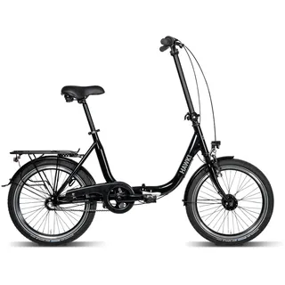 Hawk Bikes Alu Faltrad »FOLDER 3.0«, - schwarz - Eiche - schwarz