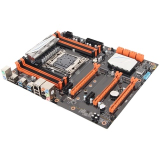 Elprico ATX X99 Gaming-Motherboard, 3 PCIe-Steckplätze, 8 SATA3.0 32 GB/s M.2 PC-Motherboard, Computer-Motherboard für Computer-PC-Ersatz