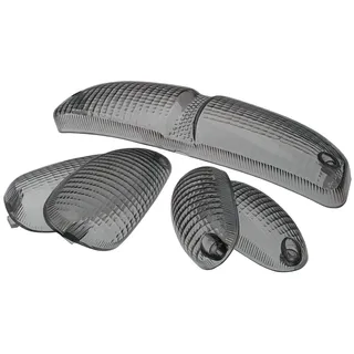 Blinkergläser + Rücklicht STR8 Piaggio TPH / NRG bis 2008 schwarz