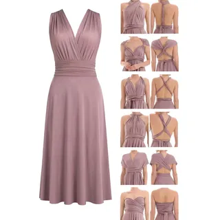 Juvell Brautjungfernkleider kurz Infinity-Dress Midi Hochzeit - 1100 - 40-44