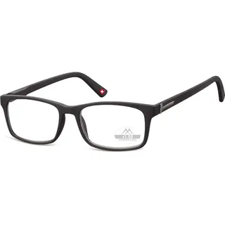 Montana lesebrille MR73 Unisex rechteckig schwarz Stärke +3,50