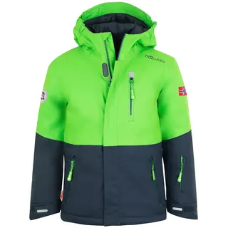 TROLLKIDS Hallingdal Jacke - Bright Green / Navy - 128 cm