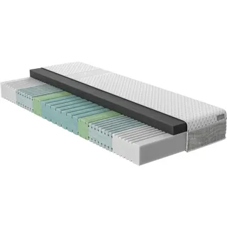 Gelschaummatratze NEUHEIT, PREMIUM Schlaraffia Sensipur F400, 90x200, 140x200 cm & mehr, Schlaraffia, 23 cm hoch, (1-tlg), Matratze in 2 Härten, ergonomisch, langlebige Qualität weiß 90 cm x 200 cm x 23 cm