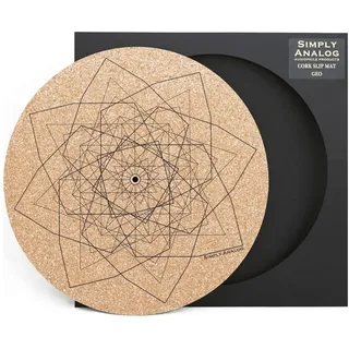 Simply Analog Cork Slipmat - GEO, Plattenspieler Zubehör