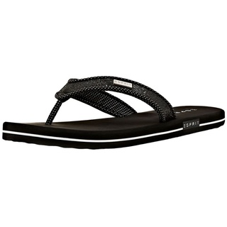 ESPRIT Damen beach Flipflop, 001/BLACK, 42 EU - 42 EU