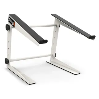 Audibax TOP-5W MH-001 PRO Blanco Laptop DJ Stand Ordenador portátil cabina Dj/estudio