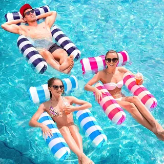 Aufblasbare Hängematte, 4-in-1-poolspielzeug, Neigbare Hängematte, Wasserhängematte, Poolspielzeug Für Strand, Party Und Urlaub