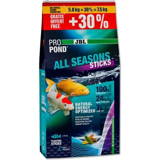 JBL Propond All Seasons Sticks 7,5 kg – 42 l – New 2025 – Futter für Fische, Karpfen