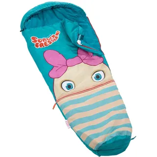 Skandika Kinderschlafsack | Sorgenfresser Lilli | Camping, - Outdoor - Mumie - Packtasche