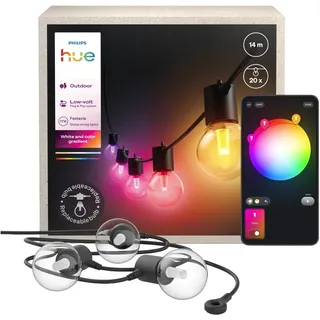 Philips Hue Festavia Globe Outdoor Lichterkette 14 m