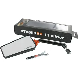 Stage6 Spiegel F1 links M8 Carbon-look glanz Rückspiegel