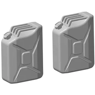 Kraftstoffbehälter Benzinkanister 20 Liter, 2 Stück, Spur H0, 1:87