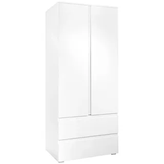 Smart Kleiderschrank Image 80 x 191 cm Dekor Weiß