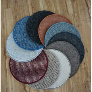 10 runde Sitzkissen aus Teppichboden 37cm rund NEU (1,80 EUR/Stück)