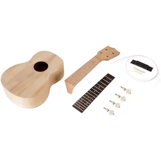 Classic Cantabile US-210 Sopran Ukulele Bausatz (Do-it-Yourself, DIY, Lindenholz, Uke selbst bauen)