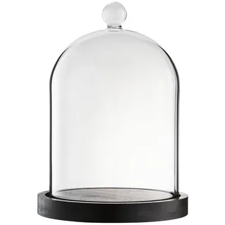 BUTLERS Glasglocke, DOME für Duftkerzen in Schwarz | Gr.: onesize