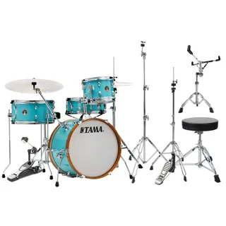 Tama LJK48S-AQB Club Jam Kit Aqua Blue Set inkl. Hardware